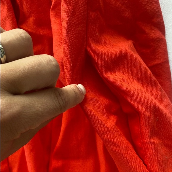 VICI Red Sleeveless Dress with Adjustable Straps & pockets - Picture 5 of 6